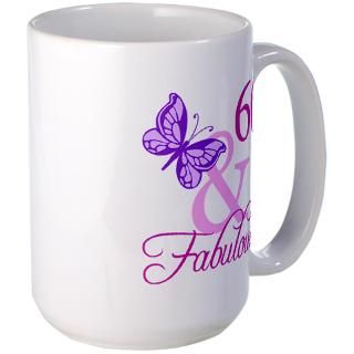60 & Fabulous (Plumb) Mug for $18.50