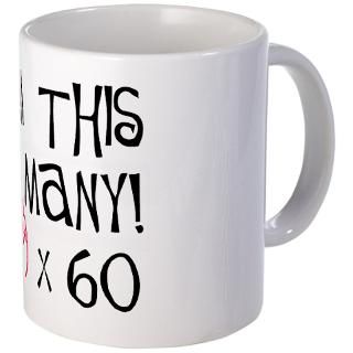 60 Gifts  60 Drinkware  60th birthday middle finger Mug