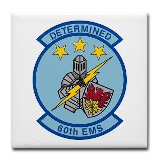 60th EMS Tile Coaster  60th Equipment Maintenance Squadron  The