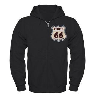 66 Gifts  66 Sweatshirts & Hoodies  Retro Vintage Rte 66 Zip