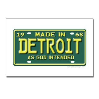 1968 Gifts  1968 Postcards  Made in Detroit Postcards (Package of