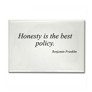 Benjamin Franklin quote 70 Rectangle Magnet for $4.50