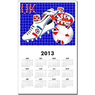 United Kingdom union jack style Calendar Print