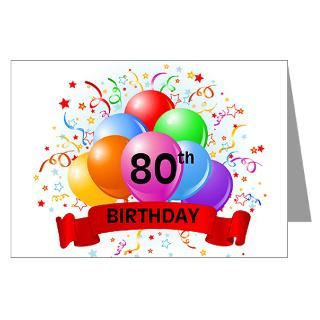80 Gifts  80 Greeting Cards  80th Birthday BB Greeting Card