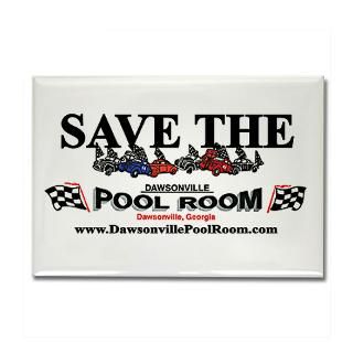 Save the Dawsonville Pool Room Sticker (Rectangle