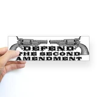 Defend the 2nd Amendment Sticker (Bumper)