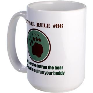 Bear Gifts  Bear Drinkware  Survival Rule #86 Mug