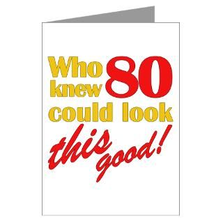 80 Gifts  80 Greeting Cards  Funny 80th Birthday Gag Gifts