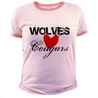 Wolves 3 Cougars Jr. Ringer T Shirt