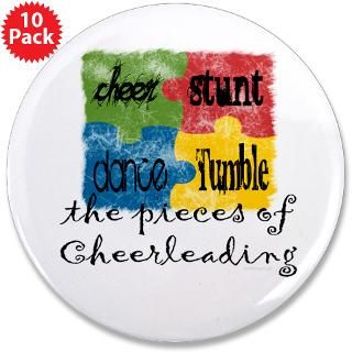 Pieces of Cheer 3.5 Button (10 pack)