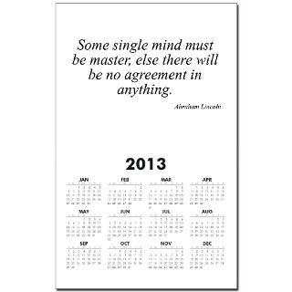 Abraham Lincoln Home Office  Abraham Lincoln quote 85 Calendar Print