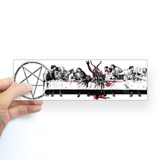 Satan Last Supper  Halloween Gifts and T Shirts   Skulls   Zombies