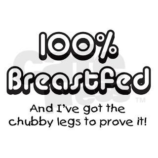 100% Breastfed (chubby legs) Body Suit by crunchythreads