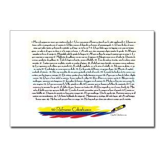 50 refranes Colombianos Postcards (Package of 8) for $9.50