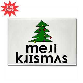 Christmas Kitchen and Entertaining  Rectangle Magnet (100 pack