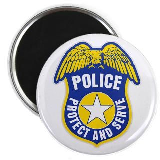 Police Protect and Serve Badge  The Internet Mall