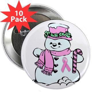 Breast Cancer Christmas Gifts. Snowman with the pi  InkTees  Urban