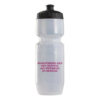 Cool Gifts  Cool Water Bottles  Marathons Are Pink Trek Water