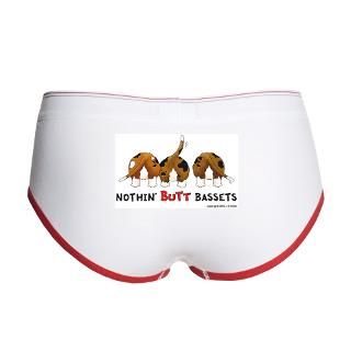 Basset Gifts  Basset Underwear & Panties  Nothin Butt Bassets