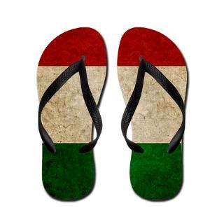 Abstract Gifts  Abstract Bathroom  Faded Italy Flag Flip Flops