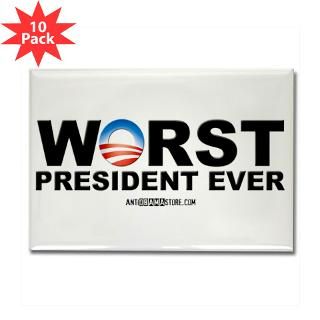 Worst President Ever Rectangle Magnet (10 pack)