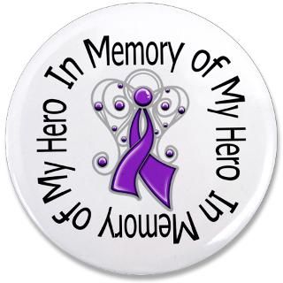 In Memory of My Hero Pancreatic Cancer Angel Shirt : Gifts 4 Awareness