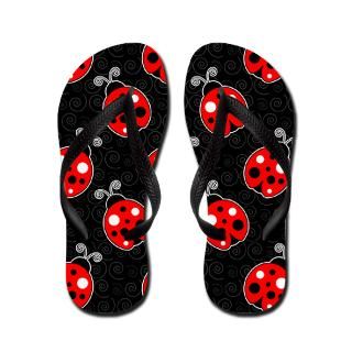 Red Ladybug Gifts  Red Ladybug Bathroom  Ladybug Flip Flops Flip