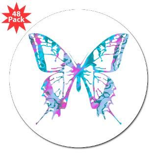 Turquoise and Pink Butterfly  Maiden Voyage Creations