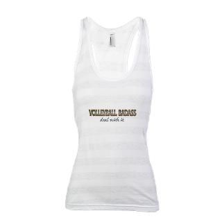 Attitude Gifts  Attitude T shirts  volleyball Racerback Tank Top