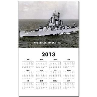 USS DES MOINES (CA 134) Calendar Print