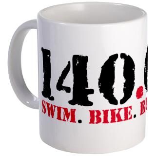 140.6 Swim Bike Run Coffee Mug