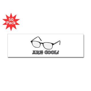 cool eyeglasses bumper sticker 50 pk $ 135 99
