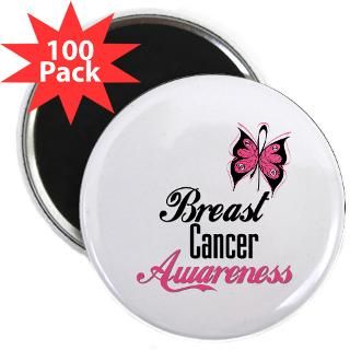 butterfly breast cancer 2 25 magnet 100 pack $ 135 99