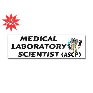 pk $ 31 49 medical laboratory scientist bumper sticker 50 pk $ 135 99