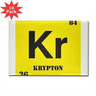 Krypton Element Rectangle Magnet (10 pack)