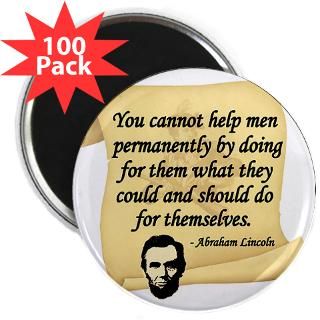 lincoln quote you cannot help men 2 25 magnet $ 139 99