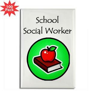 school social worker rectangle magnet 100 pack $ 153 99