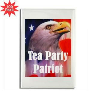 tea party patriot rectangle magnet 100 pack $ 147 99