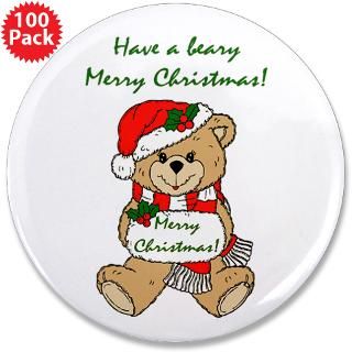 Beary Merry Christmas  Funny Animal T Shirts