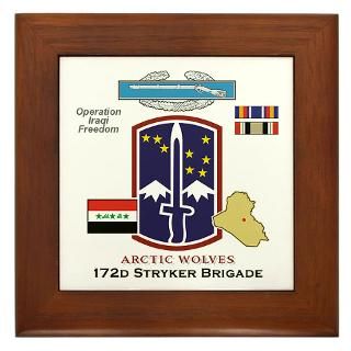 OIF Operation Iraqi Freedom / CIB framed tiles  A2Z Graphics Works