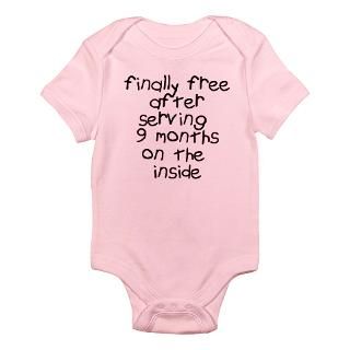 Finally Free Serving 9 Months Body Suit by heythatspunny