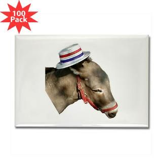 democratic donkey rectangle magnet 100 pack $ 174 99