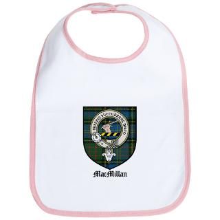 Badge Gifts  Badge Baby Bibs  MacMillan Clan Crest Tartan Bib