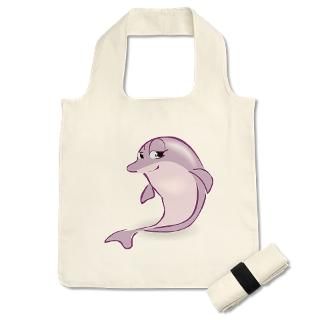 Dolphin Gifts  Dolphin Bags  Cute Purple Dolphin Reusable
