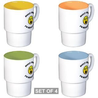 Holy Crap Im 70! Stackable Mug Set (4 mugs)