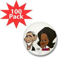 Barack and Michelle Obama Mini Button (100 pack)
