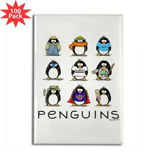 penguins rectangle magnet 100 pack $ 189 99