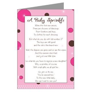 Baby Sprinkle: Pink & Brown Invitations (20)