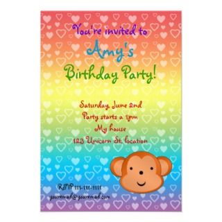 Monkey Birthday Party Supplies on Monkey Birthday Invitations