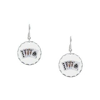 Casino Gifts  Casino Jewelry  Earring Circle Charm